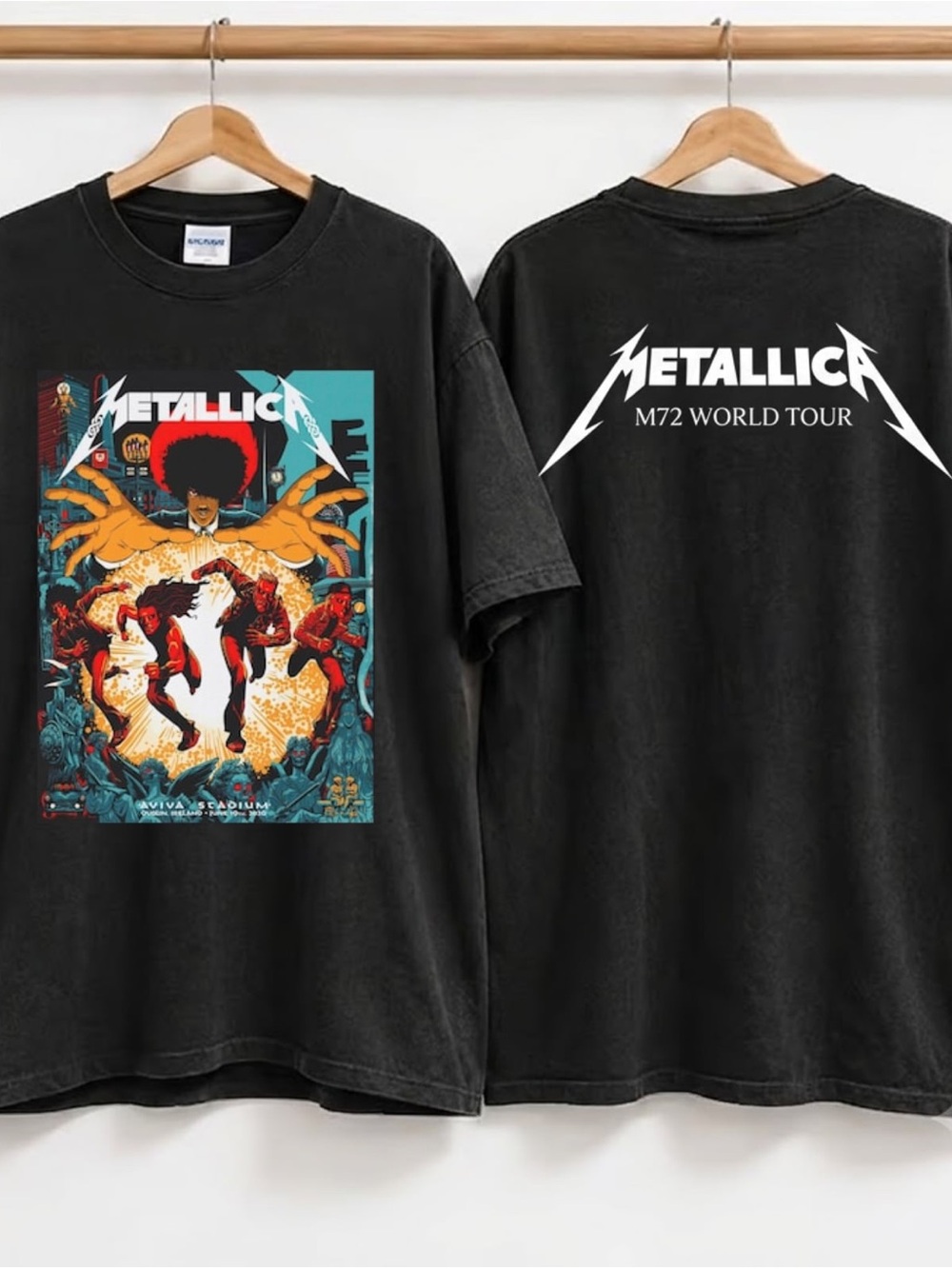 Metallica Dublin 2026 M72 World Tour T-Shirt